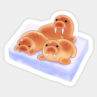 Walrus bun Sticker